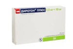 Диротон Плюс, капсулы с модифицированным высвобождением 1.5 мг+10 мг 28 шт