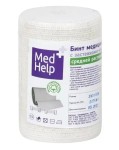 Бинт эластичный, Medhelp (МедХелп) р. 10смх3м средней растяжимости с застежками