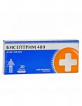 Бисептрим, таблетки 480 мг 20 шт