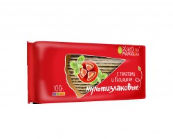 Хлебцы Хлебцы-молодцы хрустящие мультизлаковые с томатом и базиликом 100 г