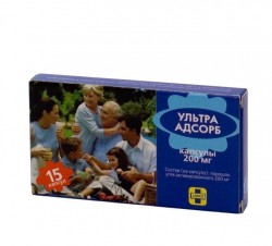 Ультра-адсорб капс. 200 мг 15 шт.