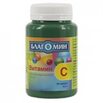 Благомин Витамин С (Аскорбиновая кислота) 300 мг, капсулы 0.4 г 90 шт