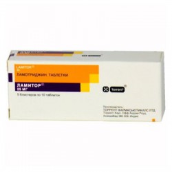 Ламитор табл. 25 мг 50 шт.