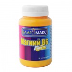 Благомакс Магний В6, капсулы 0.54 г 90 шт