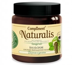 Бальзам для волос Compliment Натуралис против выпадения волос береза и деготь 500 мл
